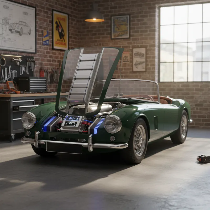 Conversion électrique voiture classique moteur