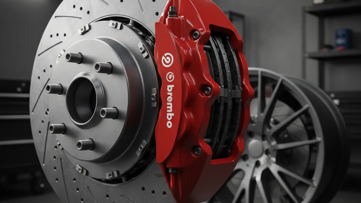 Freins sport disques plaquettes amélioration sur voiture de performance