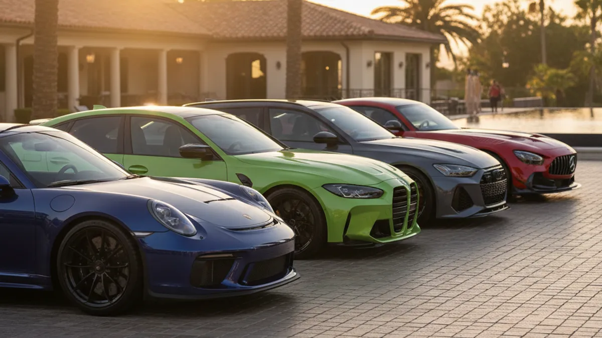 Sélection des meilleures voitures sportives daily 2026 sur parking urbain